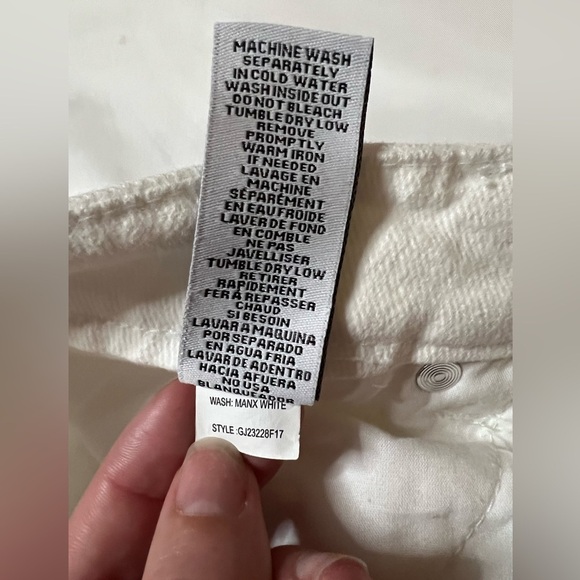 Girlish White High Rise Mom Fit Distressed Jeans - Picture 9 of 13